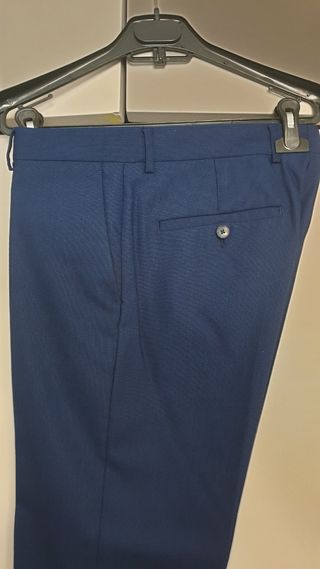 Traje Zara azul tinta