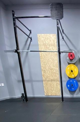 Rack con soporte wall ball