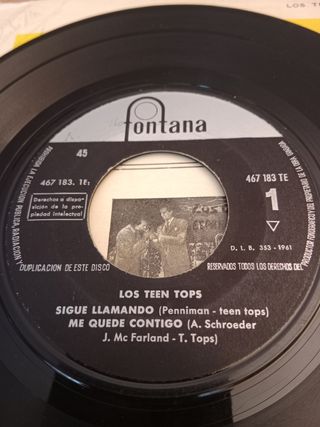 Los Teen Tops -EP' 4 temas rock