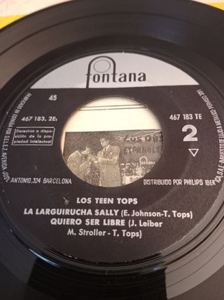 Los Teen Tops -EP' 4 temas rock