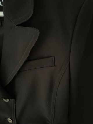 Blazer entallada frunces Zara