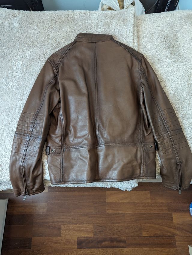 Cazadora de piel marrón - NO NEGOCIABLE