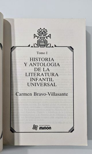 Historia y antología de la literatura infantil uni