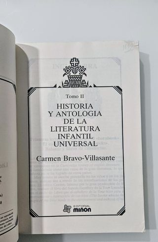 Historia y antología de la literatura infantil uni
