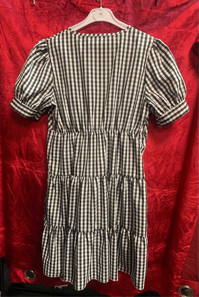 Vestido de verano con cuadros de vichy