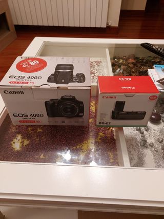 Camara Canon 400D + objetivo