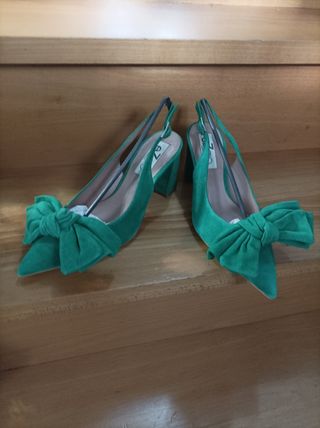 Zapatos Ezzio verdes de piel sin estrenar 🥰