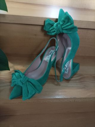 Zapatos Ezzio verdes de piel sin estrenar 🥰