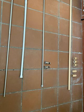 Barras de cortina de diversos modelos