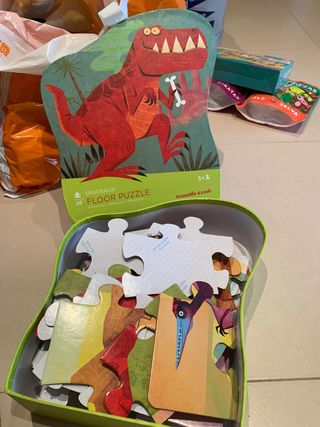 Puzzle gigante suelo dinosaurios 36 piezas