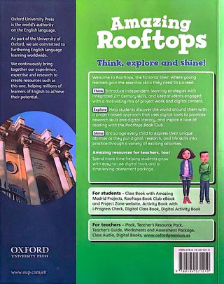 Amazing Rooftops 3. Class Book. Oxford.