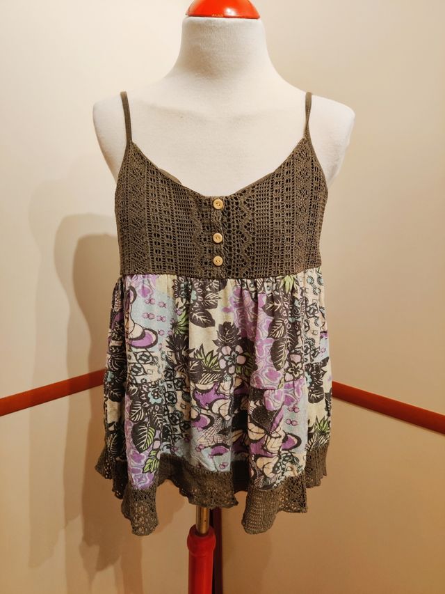 Camiseta con crochet