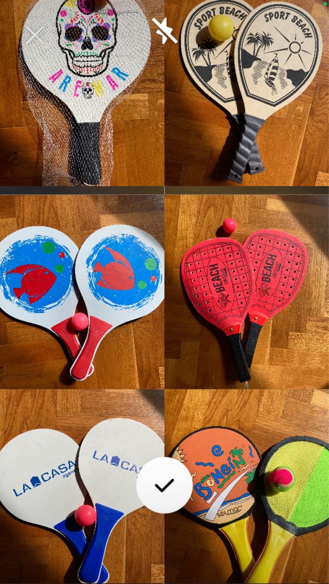 Roquetas para playa actividad