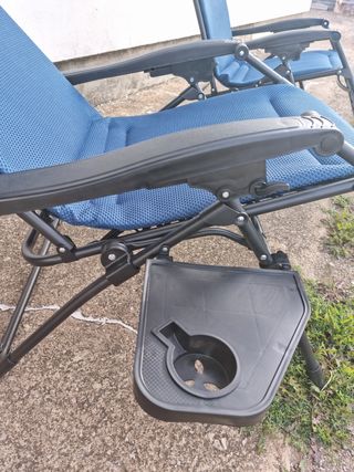 pack 2 Sillas tumbona xl camping