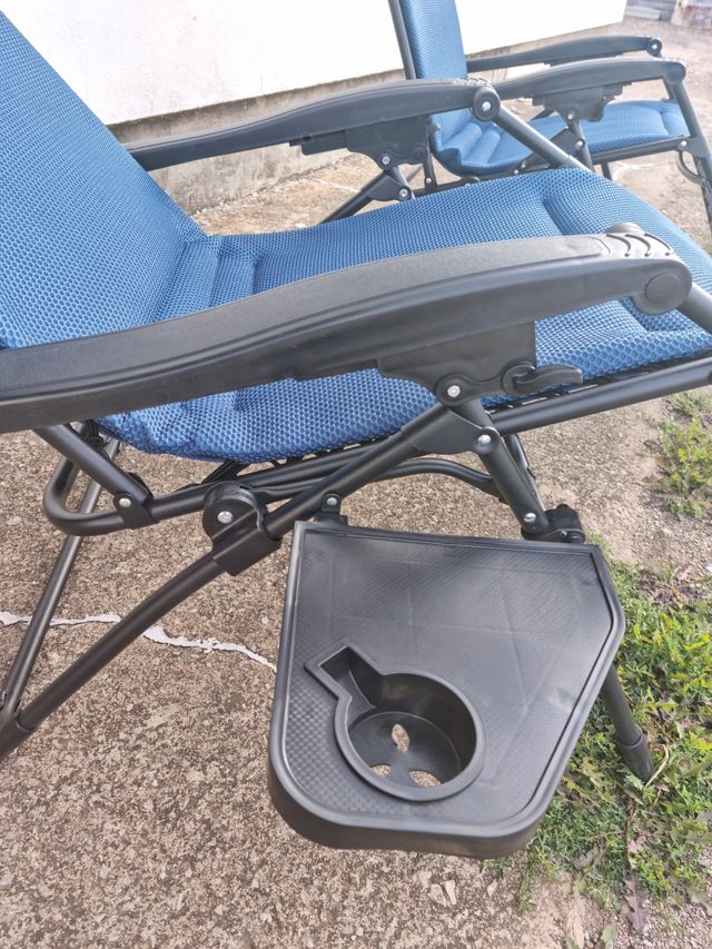 pack 2 Sillas tumbona xl camping