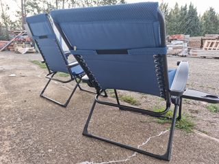 pack 2 Sillas tumbona xl camping