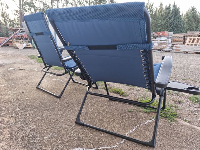 pack 2 Sillas tumbona xl camping