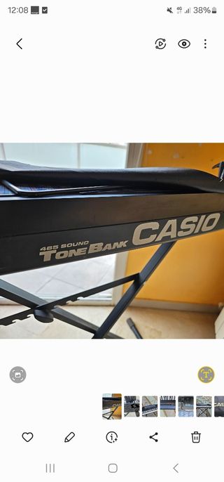 Teclado piano digital CASIO
