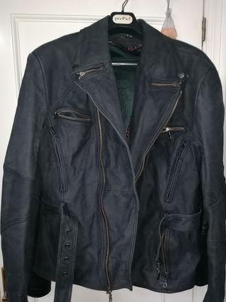 Chaqueta de cuero para motos