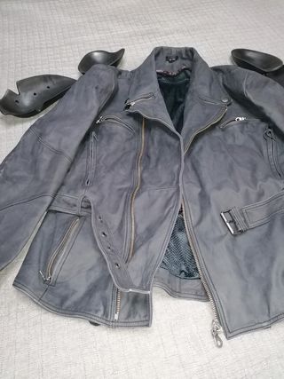 Chaqueta de cuero para motos