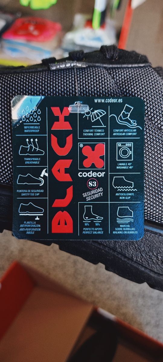 ZAPATO LIGERO DEPORTIVO SEGURIDAD S3 IMP TRABAJO