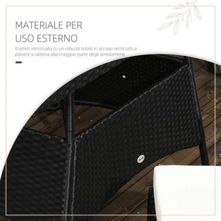 Set da Giardino con Tavolo e 4 Sedie da Esterno in