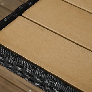 Set da Giardino con Tavolo e 4 Sedie da Esterno in