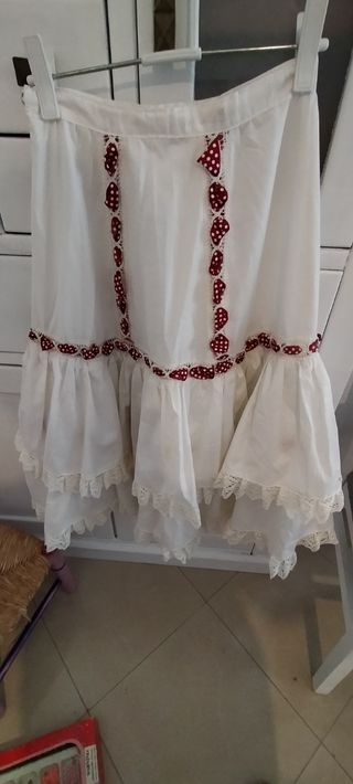 Traje de flamenca o romería dos piezas
