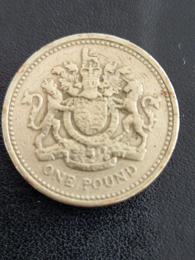 Moneda Libra Rara Elizabeth II Coleccionista