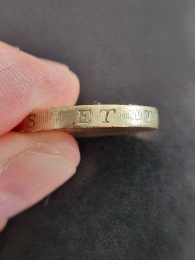 Moneda Libra Rara Elizabeth II Coleccionista