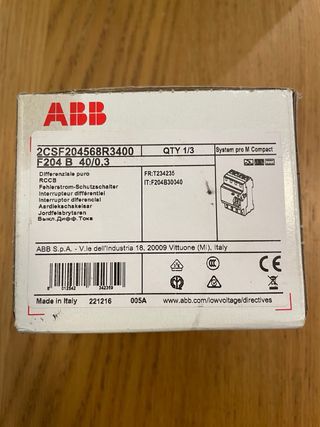 Diferencial ABB F204 B