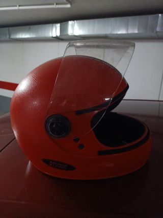 Casco moto niño