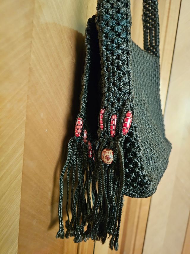 NUEVO, BOLSO CROCHET ARTESANÍA