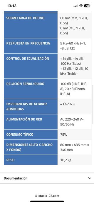 Amplificador hifi onkyo vl5c
