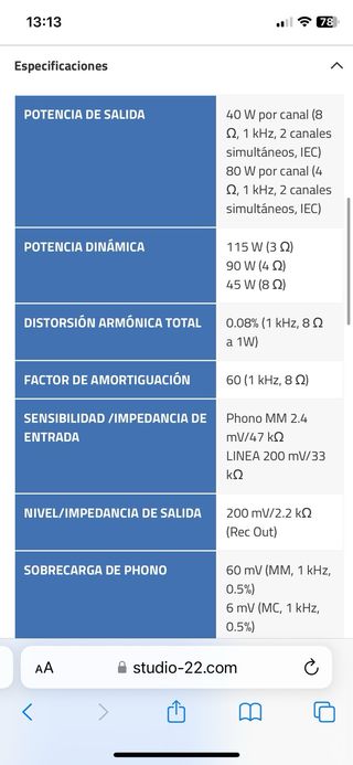 Amplificador hifi onkyo vl5c