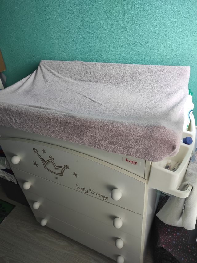 Cambiador con bañera+regalo fundas cambiador