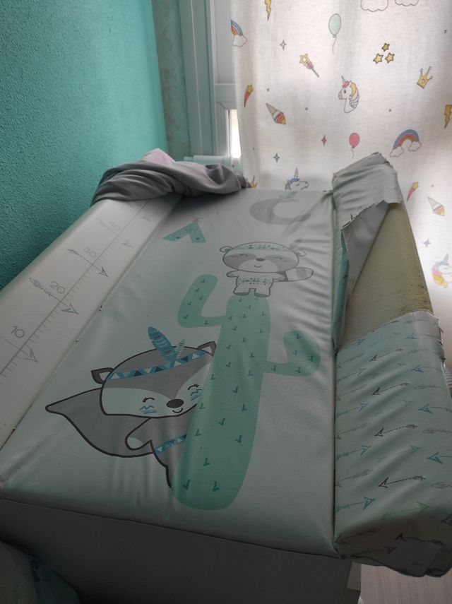 Cambiador con bañera+regalo fundas cambiador