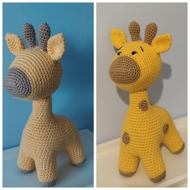 Jirafa a crochet