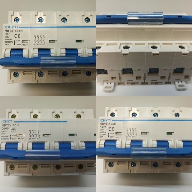 MAGNETOTERMICO 80, 100 Y 125 AMPERIOS 4P TRIFASICO