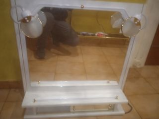 Espejo de baño blanco
