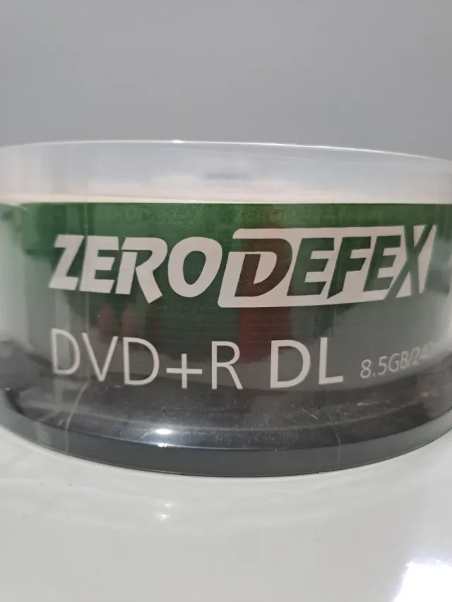 25 DVD+R 8.7GB x2.4 imprimible con 25 sobres