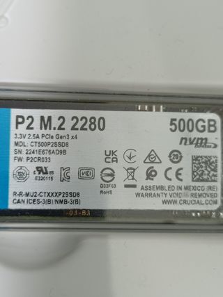 Crucial M-2 512GB
