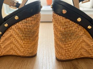 Sandalias cuña Michael Kors, t37 piel