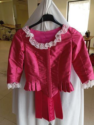 Corpiño niña fallera Fucsia
