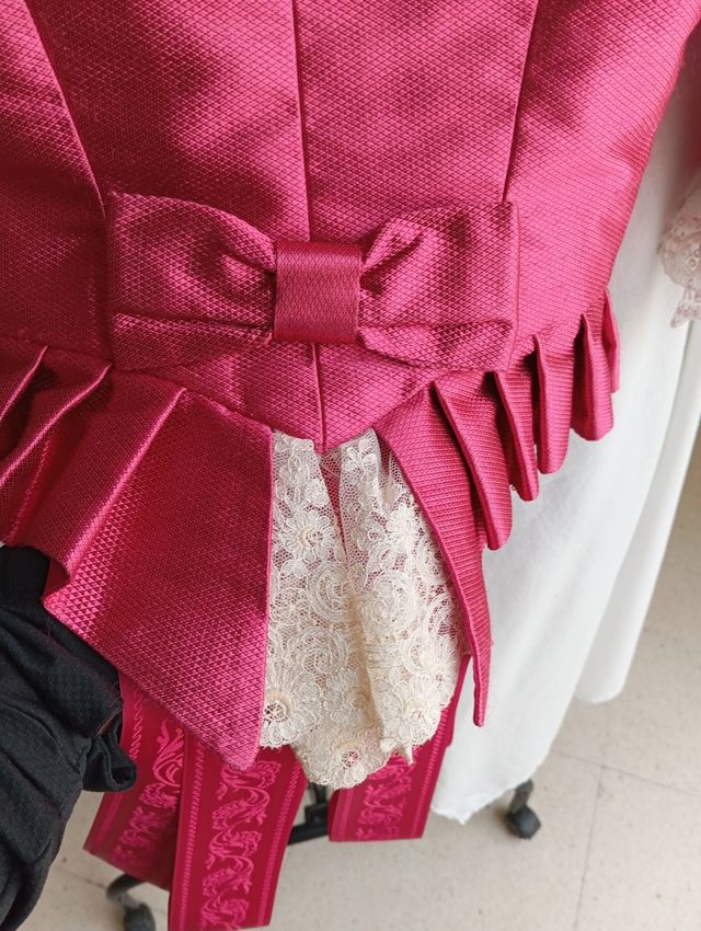 Corpiño niña fallera Fucsia