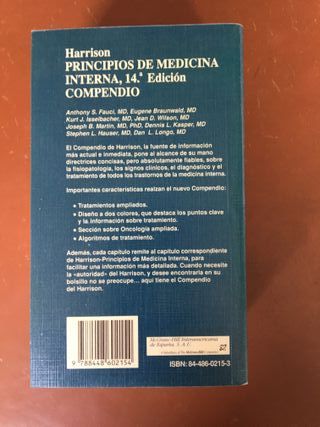 Harrison. 14 edición. Compendio (Harrisín). Medici