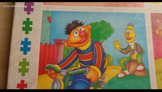 Puzzle vintage. Barrio Sésamo 