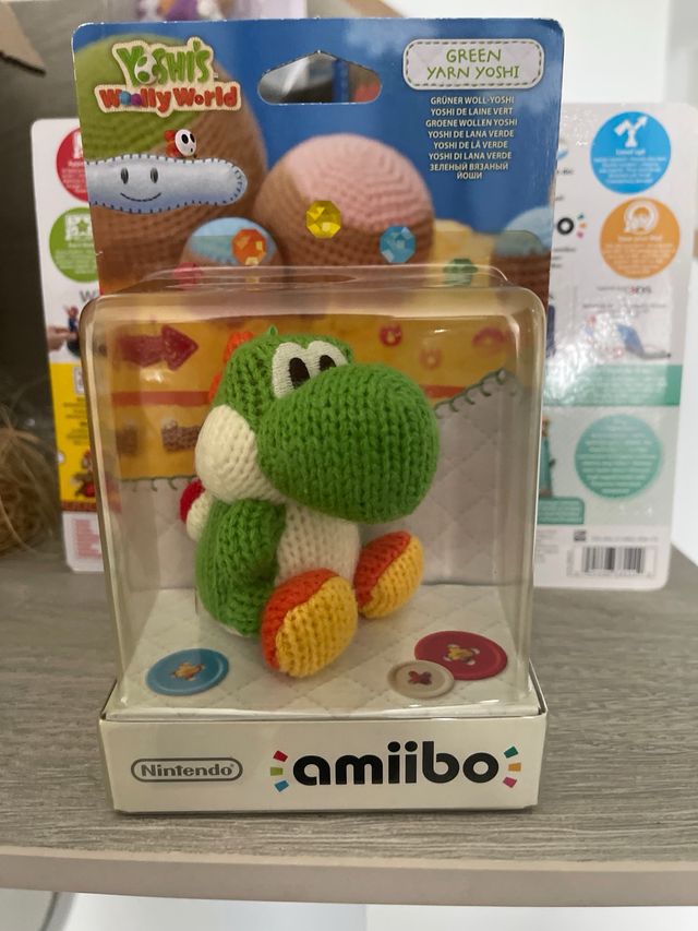 Amiibo yarn yoshi verde