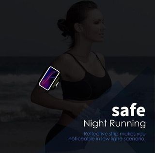 HAISSKY Fascia da Braccio con Borsa Auricolare,