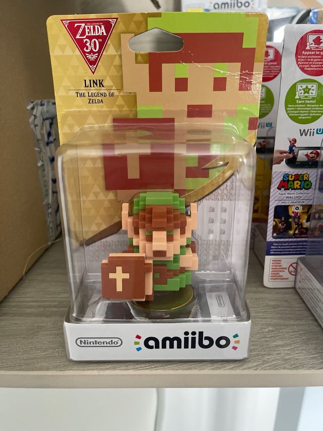Amiibo Link 8 bits pixelado